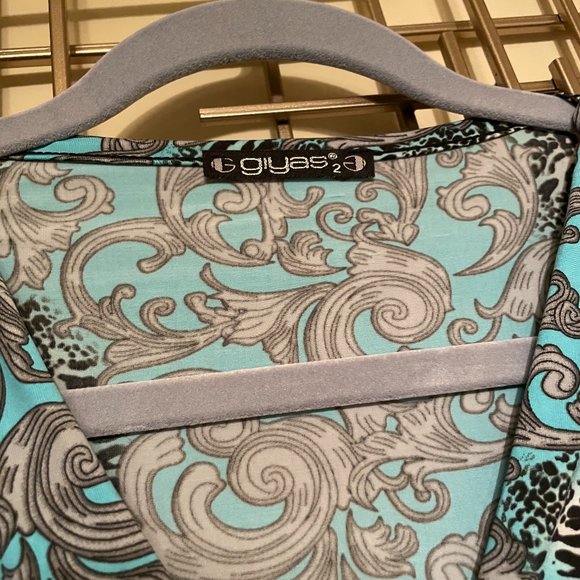 European Giyas Dress Leopard & Fluerdelis - Picture 6 of 7